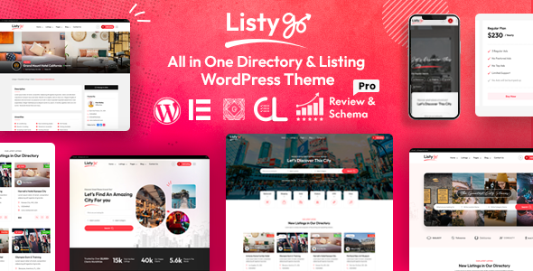 قالب وردپرس دایرکتوری چند منظوره Listygo