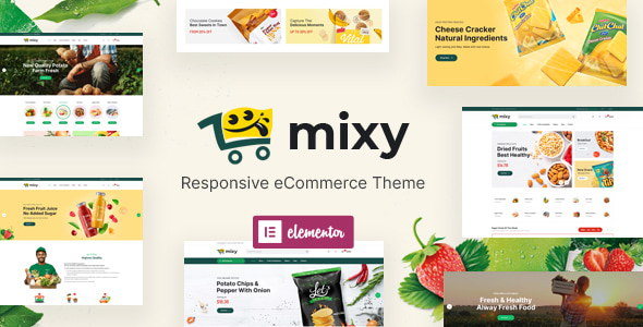 دانلود قالب سوپر مارکت چند منظوره وردپرس Mixy