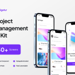 رابط کاربری Ngatur - Project Management App UI Kit