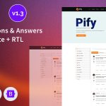 دانلود قالب پرسش و پاسخ Pify