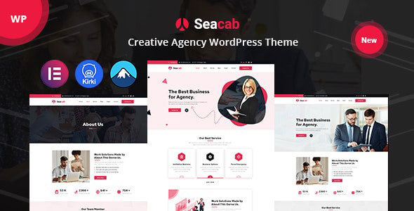 قالب شرکتی و خلاقانه وردپرس Seacab