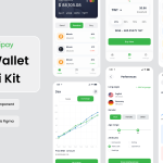 دانلود رابط کاربری Spark Music UI Kit دانلود رابط کاربری کریپتو والت Wiipay