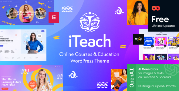 قالب فروش دوره آموزشی وردپرس iTeach