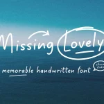 دانلود فونت AL - Missing Lovely
