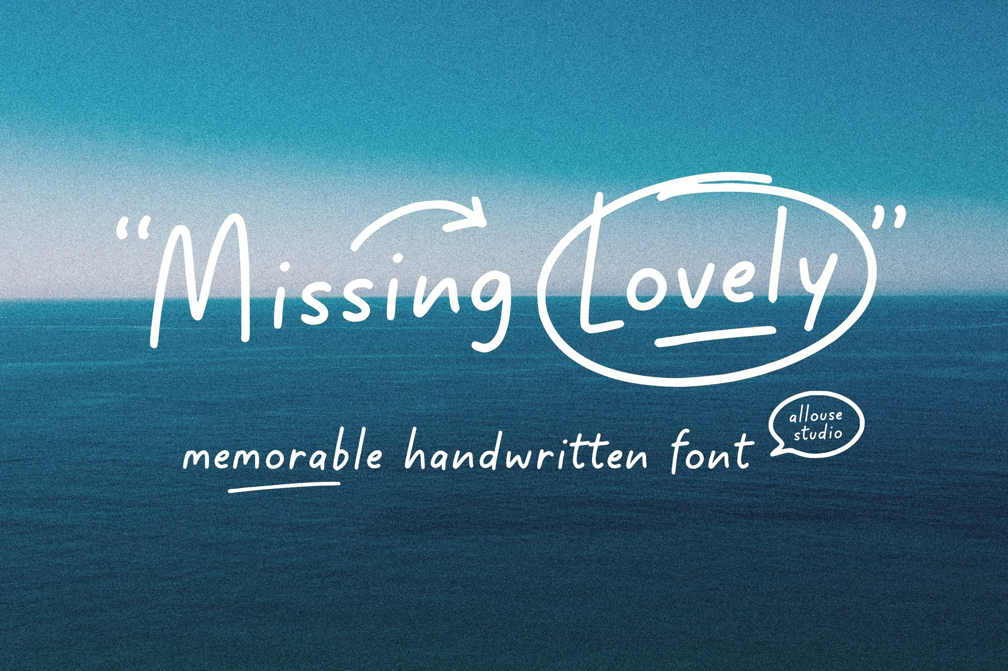 AL - Missing Lovely دانلود فونت AL - Missing Lovely