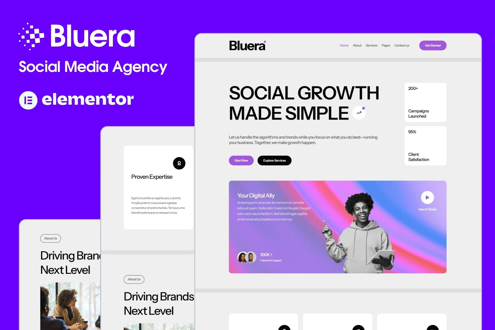 دانلود قالب المنتور وردپرس Bluera