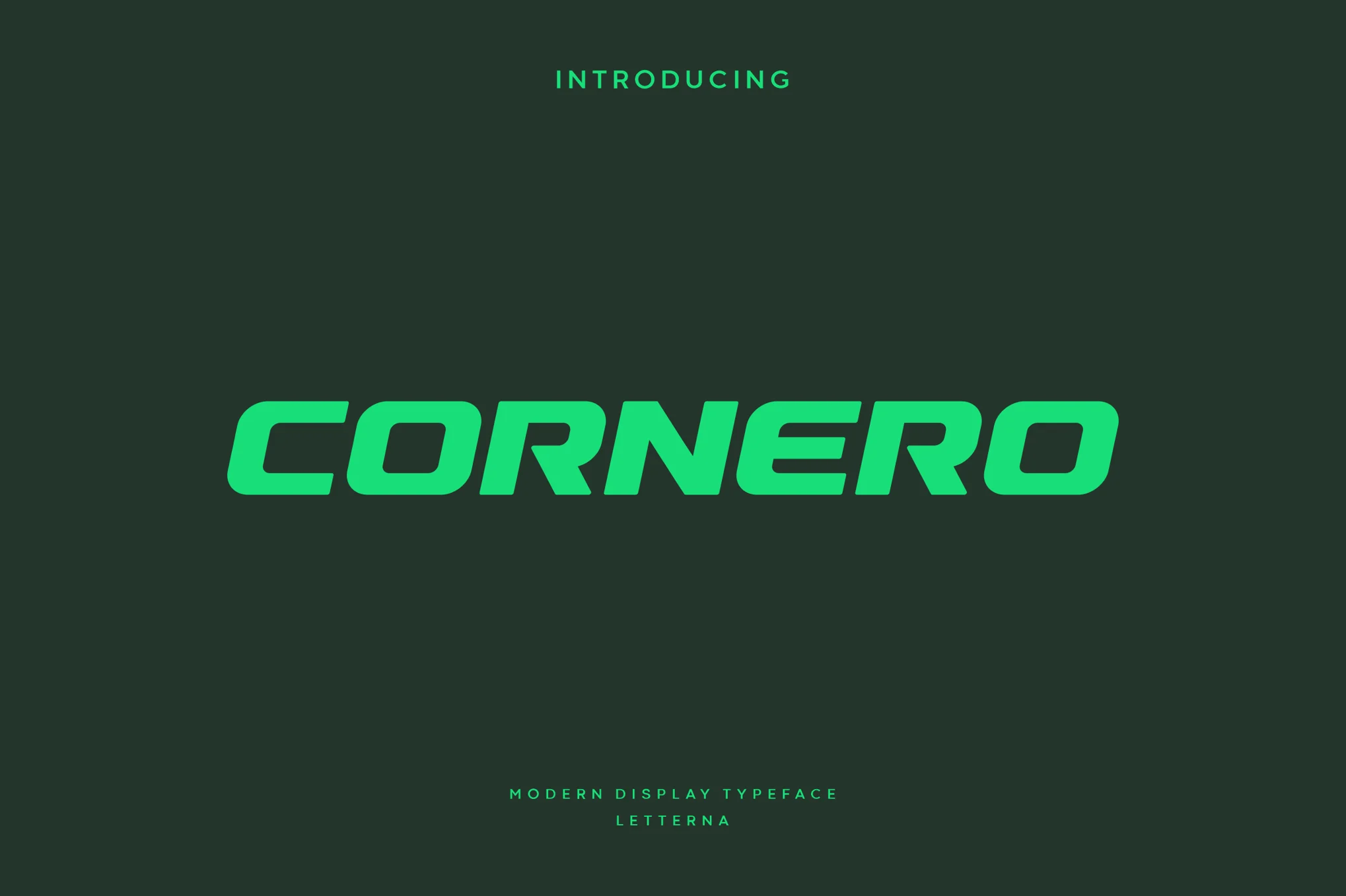 Cornero - Modern Sport Typeface دانلود فونت Cornero - Modern Sport Typeface