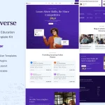 دانلود قالب المنتور وردپرس Eduverse