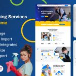 قالب وردپرس شرکت نظافتی Kleanix