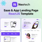دانلود قالب ری اکت Saas و لندینگ Niotech