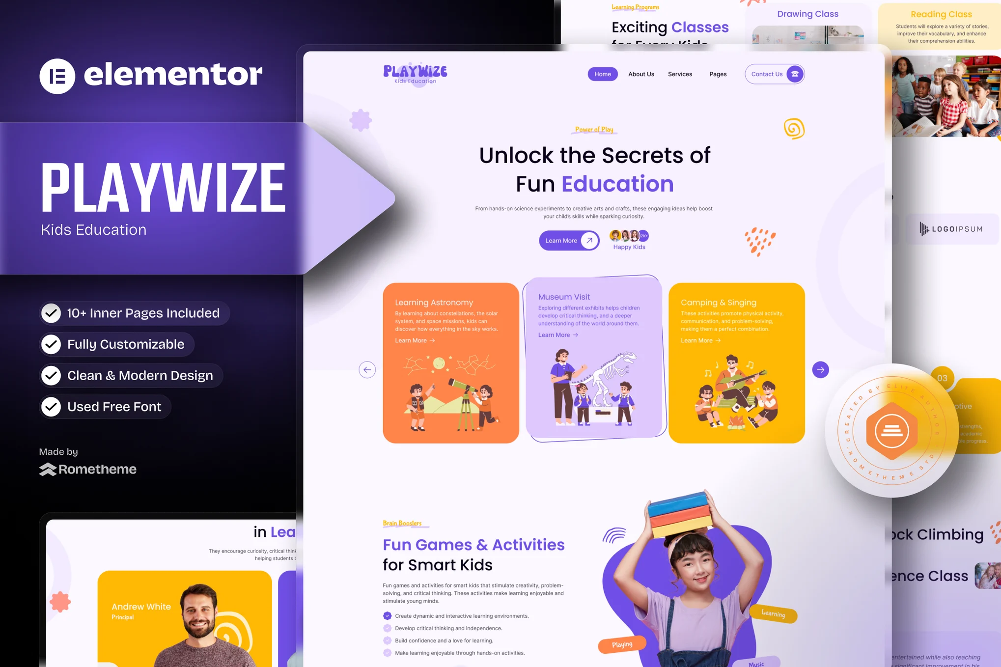 دانلود قالب المنتور وردپرس Playwize