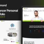 قالب نمونه کار المنتور وردپرس Raymond