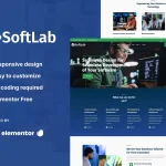 قالب فناوری اطلاعات و تکنولوژی وردپرس SoftLab