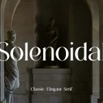 دانلود فونت Cornero – Modern Sport Typeface دانلود فونت Solenoidal Classic Elegant Serif Font