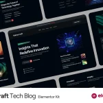 قالب وبلاگ آی تی و فناوری اطلاعات وردپرس Teknocraft