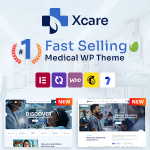 قالب مرکز درمانی و پزشکی وردپرس Xcare