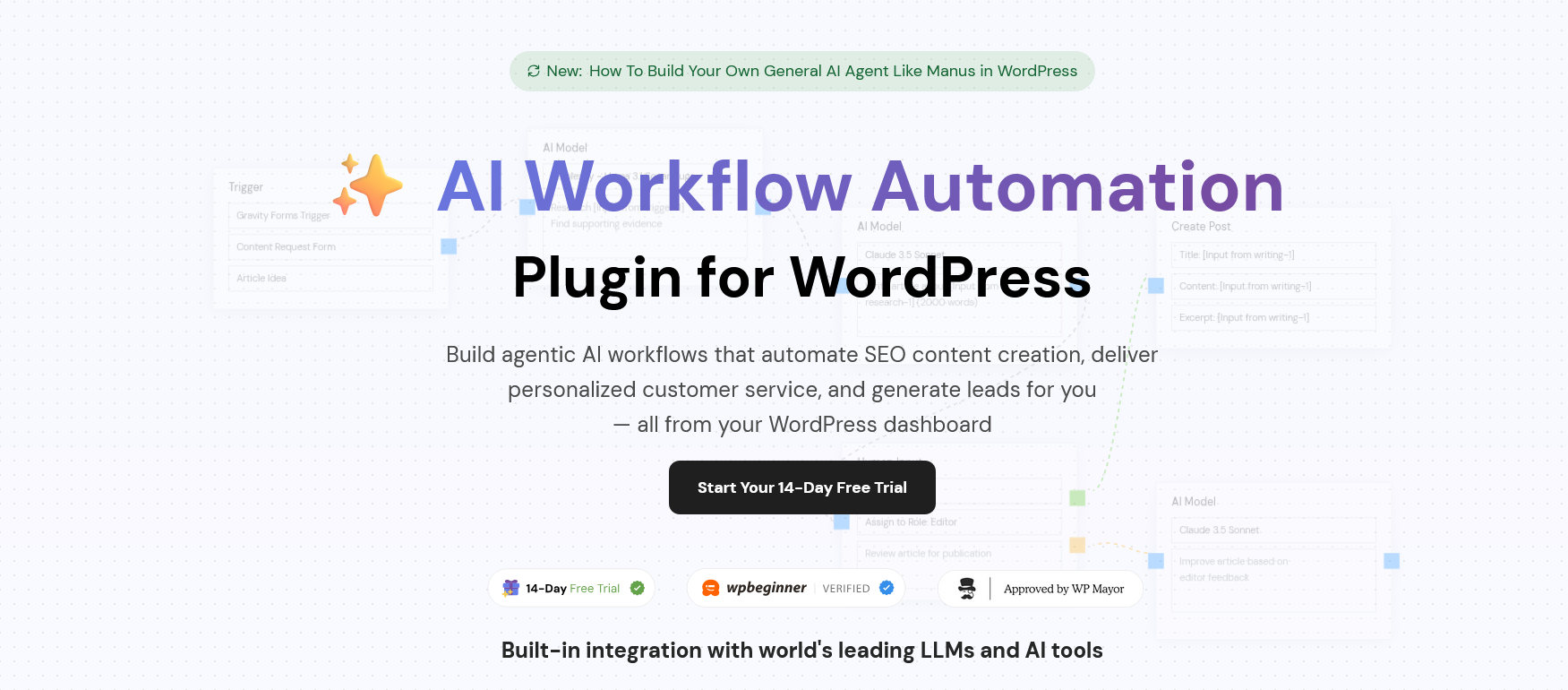 دانلود افزونه وردپرس AI Workflow Automation Pro