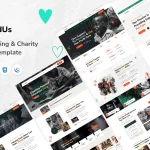 قالب سایت موسسه خیریه AidUs