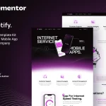 قالب معرفی اپلیکیشن موبایل وردپرس Aptify