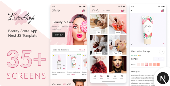 دانلود قالب فروشگاه محصولات آرایشی و بهداشتی BeShop