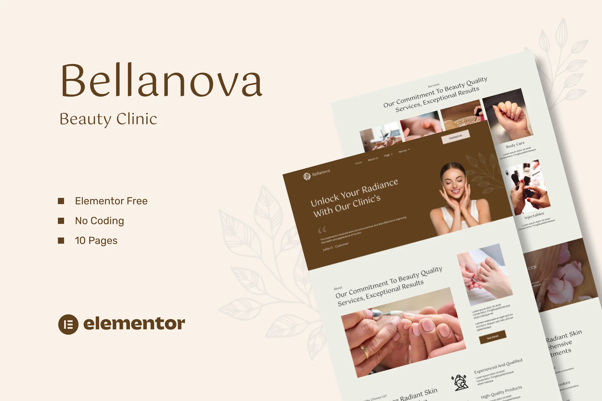 قالب کلینیک زیبایی وردپرس Bellanova