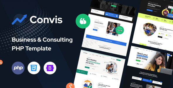 دانلود قالب PHP کسب و کار Convis