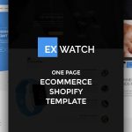 دانلود قالب شاپیفای Ex Watch