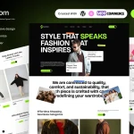 قالب خدماتی المنتور وردپرس Hexcyber دانلود قالب فروشگاه چند منظوره وردپرس Fashiom