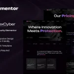 قالب خدماتی المنتور وردپرس Hexcyber