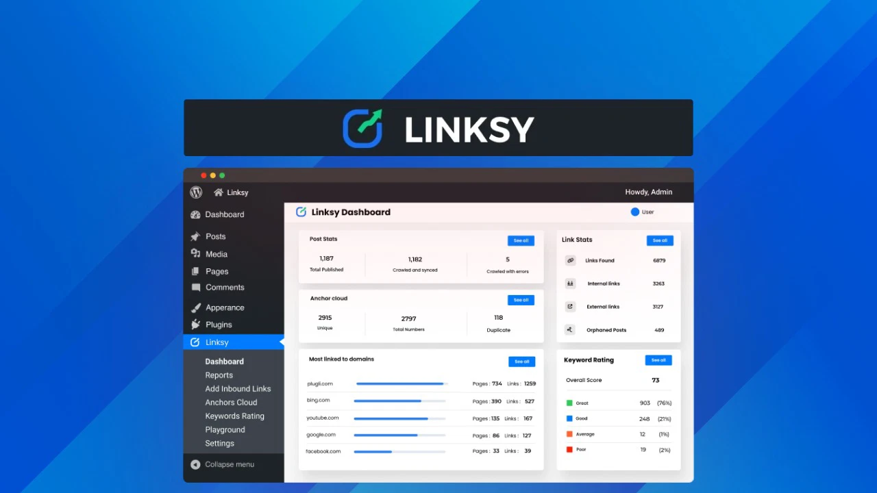 افزونه ایجاد لینک داخلی وردپرس با هوش مصنوعی Linksy