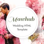 دانلود قالب HTML5 خدمات عروسی Mawhub