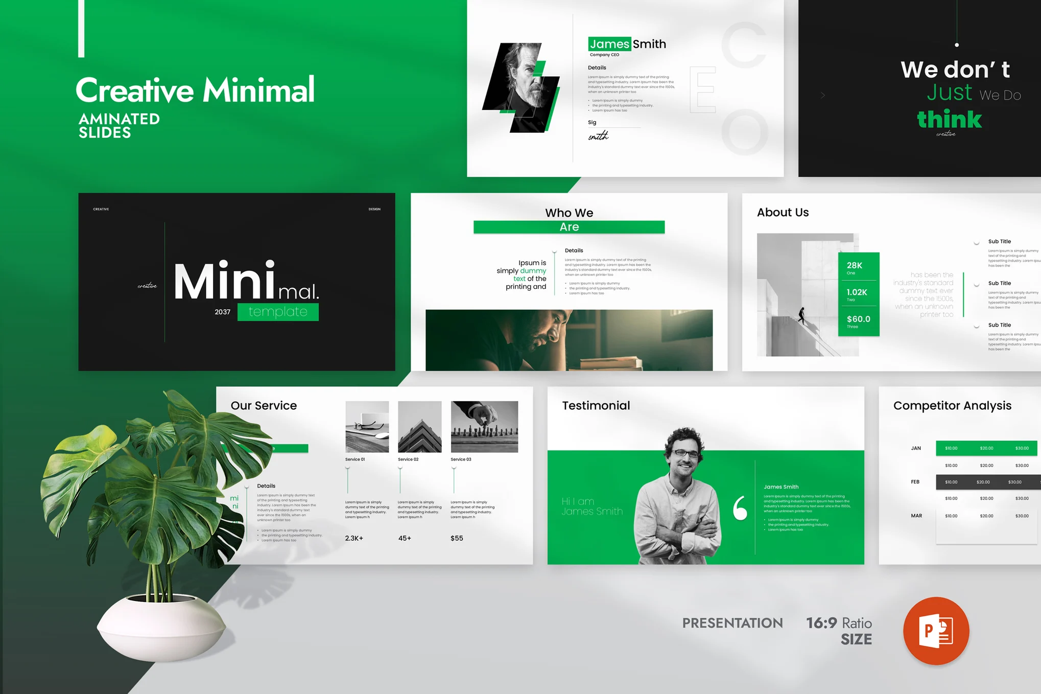 دانلود قالب پاورپوینت Minimal Presentation Template