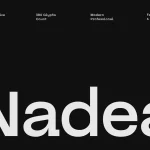 دانلود فونت Nadea Font Family