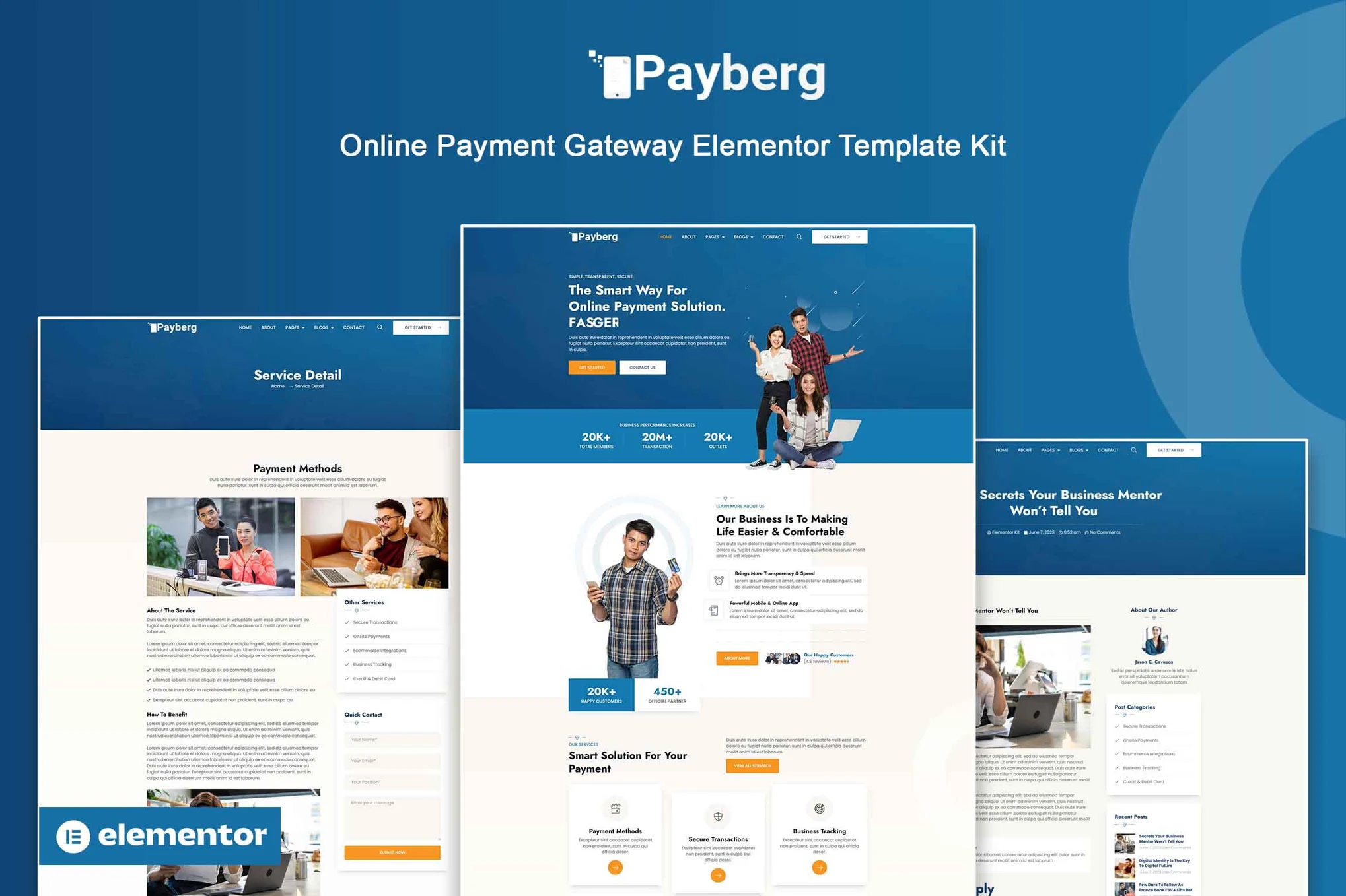قالب درگاه پرداخت اینترنتی وردپرس Payberg