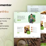 Santhika - Ayurveda & Natural Beauty Care Elementor Template Kit