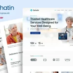 دانلود قالب خدمات درمانی وردپرس Sehatin