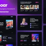 دانلود افزونه وردپرس JetProductGallery قالب آژانسهای اینفلوئنسر مارکتینگ وردپرس SoarBuzz