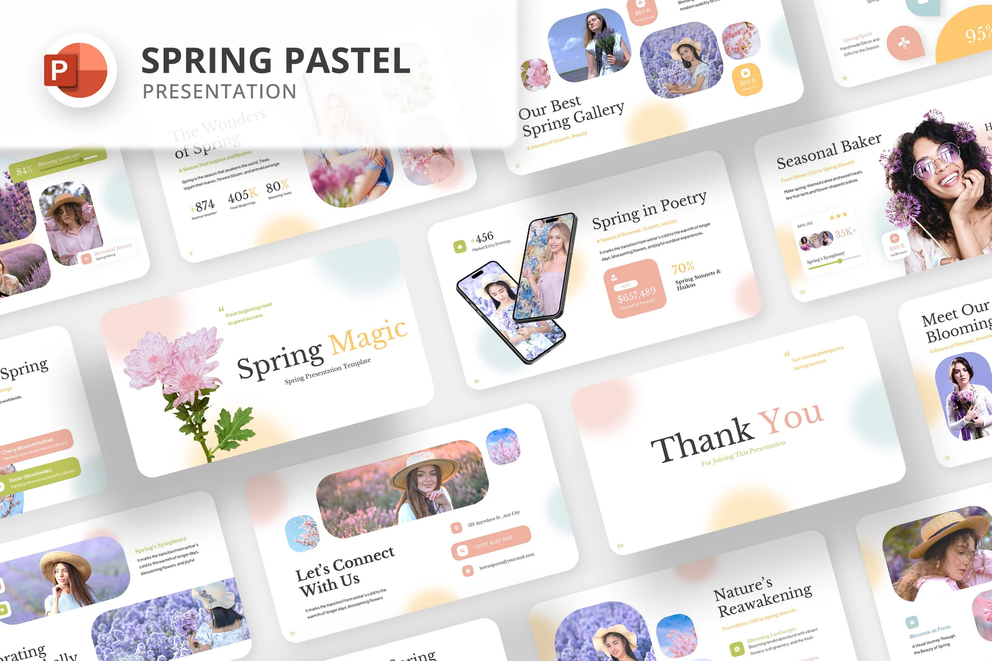 دانلود قالب پاورپوینت Spring Season