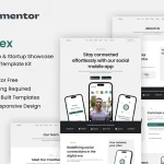 دانلود قالب معرفی اپلیکیشن وردپرس Strivex