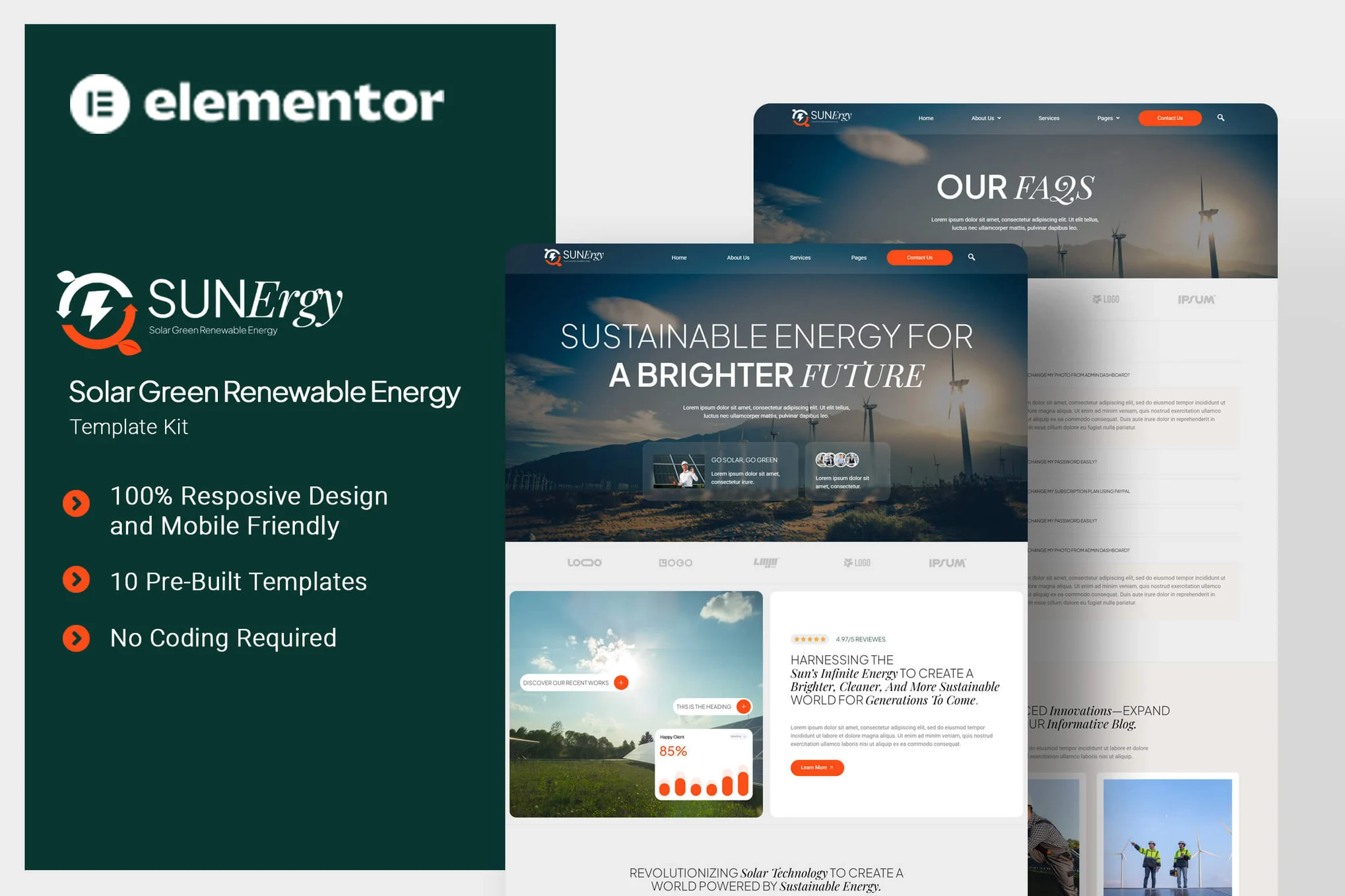 دانلود قالب المنتور وردپرس Sunergy