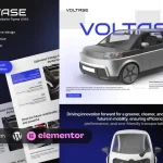 دانلود قالب نمایندگی‌ خودروهای برقی وردپرس Voltase