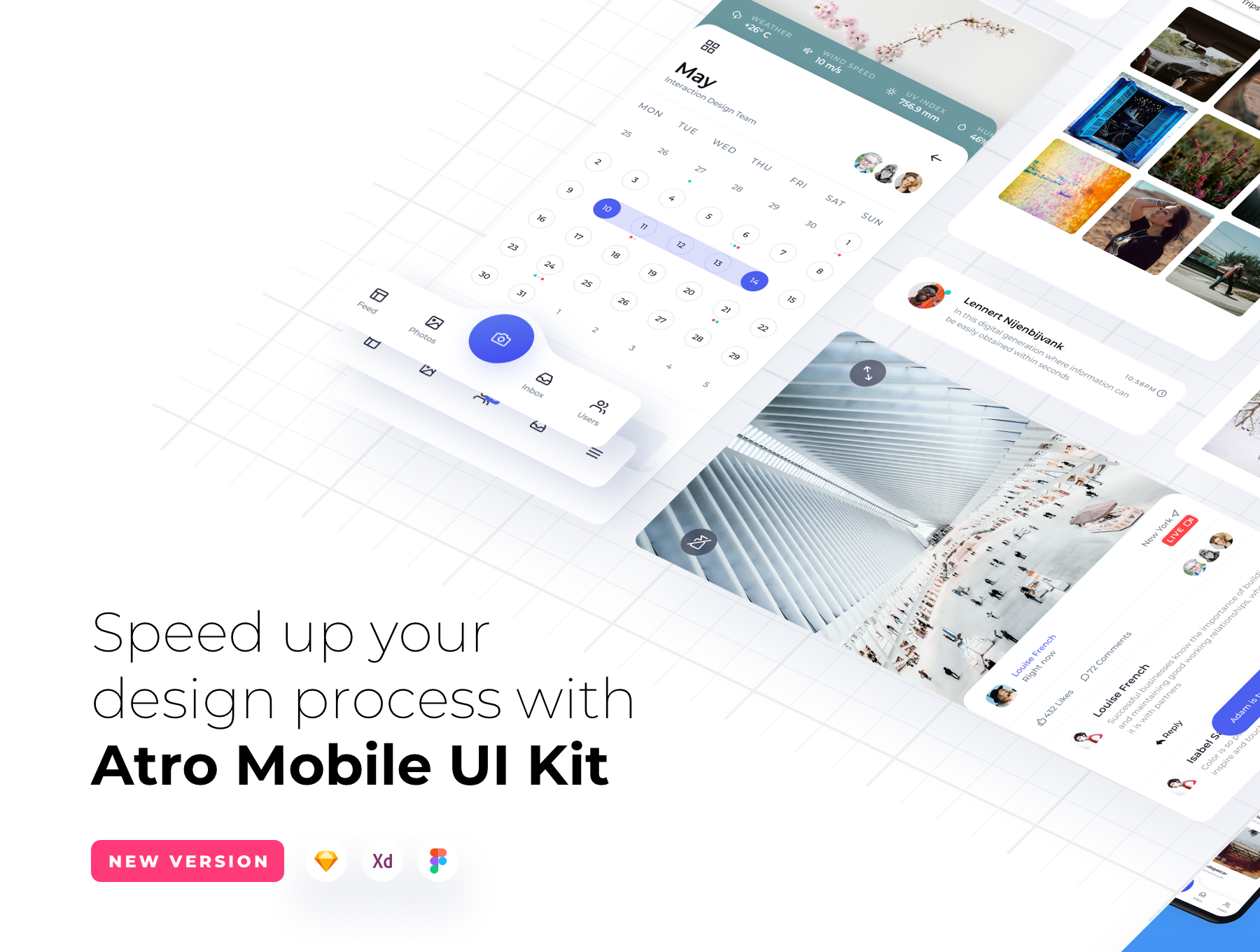 دانلود رابط کاربری Atro Mobile UI Kit