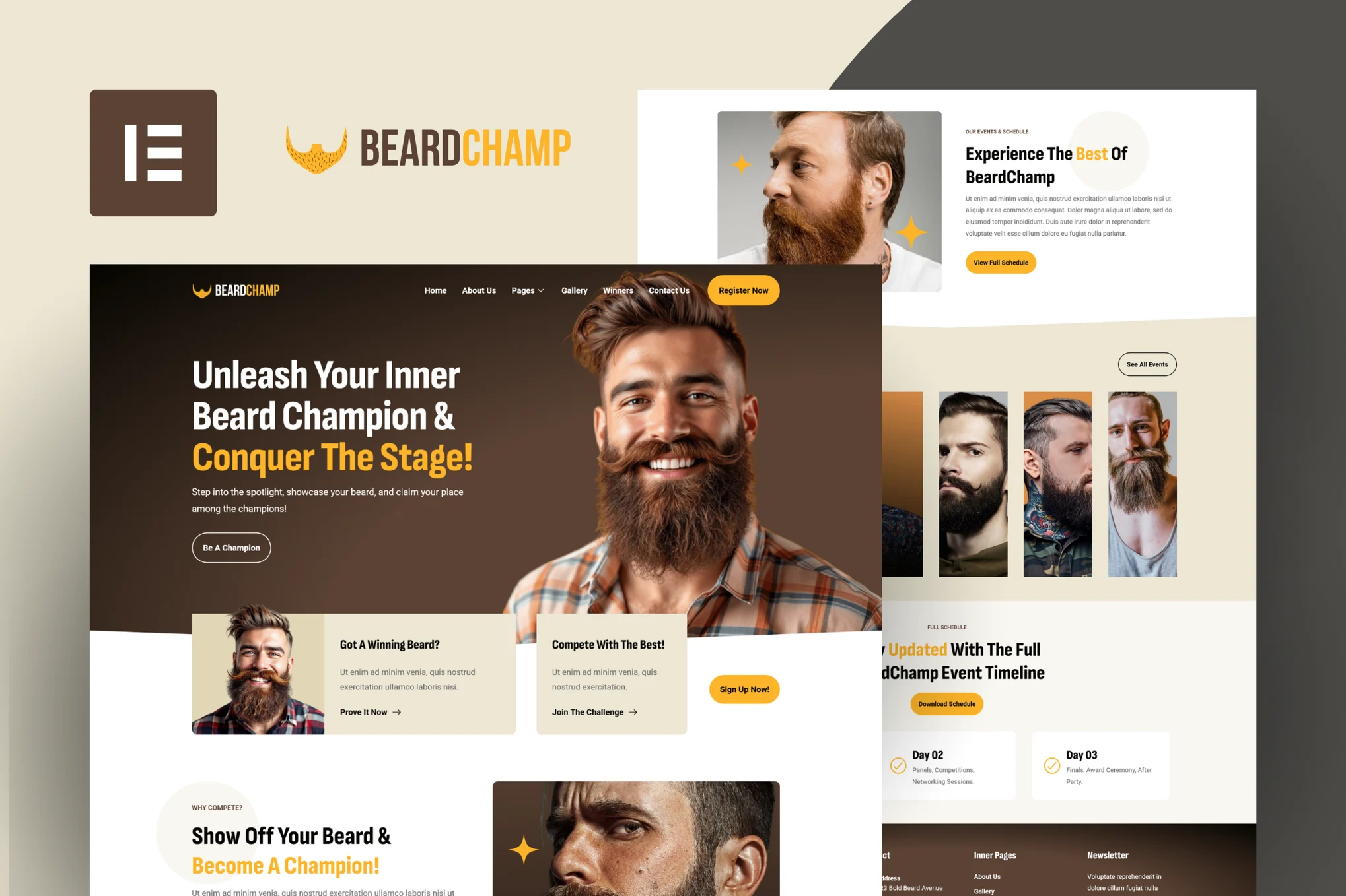 دانلود قالب المنتور وردپرس BeardChamp