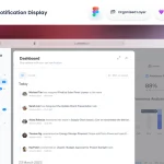 دانلود قالب فیگما Dashboard Notification Display