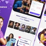 دانلود قالب فیگما Dating Landing Page