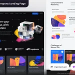 دانلود قالب فیگما Devcent Developer Company Landing Page