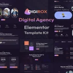 دانلود قالب شرکتی المنتور وردپرس Digirox