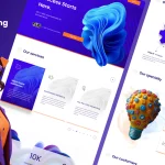 دانلود قالب فیگما Digital Marketing Landing Page Teamplate