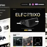دانلود قالب فروشگاه لوازم الکترونیک وردپرس Electrixo