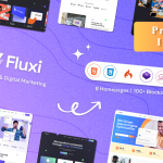 دانلود قالب سریع و سبک شاپیفای Morata دانلود قالب سایت خدمات بازاریابی Fluxi